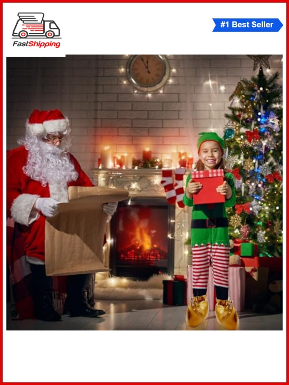 🎅 Adult Elf Costume Shoes Jester Christmas Cosplay Footwear Unisex - Picture 6 of 6